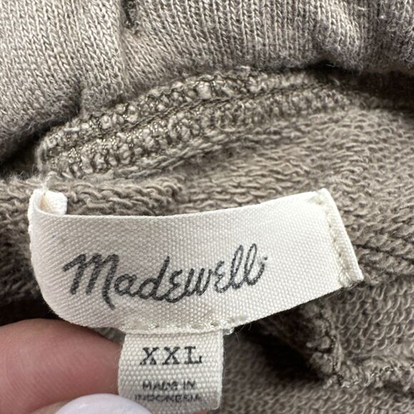 Madewell Cotton-Hemp Relaxed Sweatpants Joggers Pockets Women's XXL Castle Rock - Picture 6 of 13